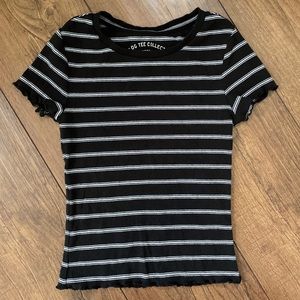 Aeropostale OG Ribbed Shrunken Tee XS